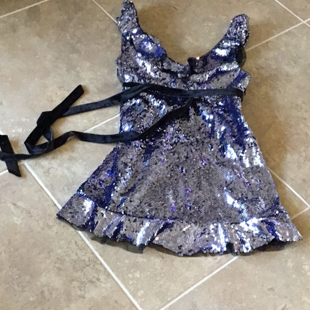 Free People lavender sequin dress, NWT